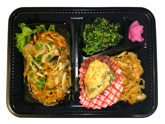 豆腐ハンバーグきのこソース