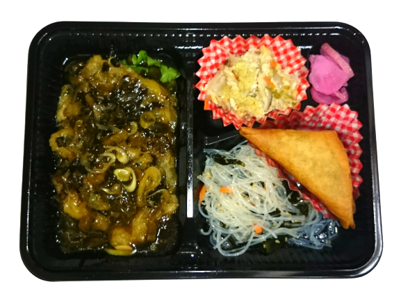 白身魚の高菜あんかけ