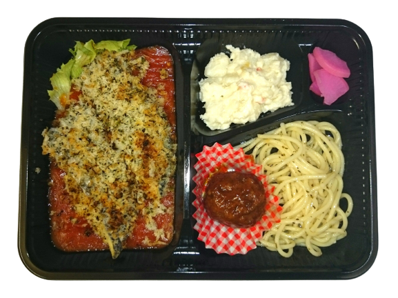 白身魚の香草パン粉焼きトマトソース