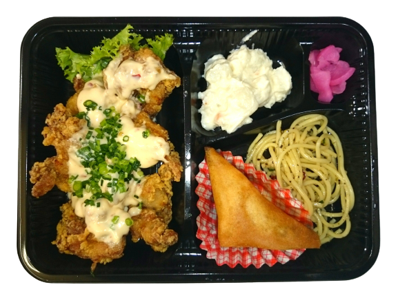 鶏唐揚げチリマヨソース