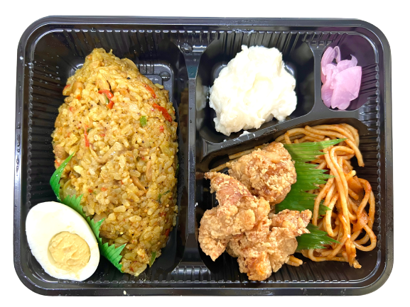 スパイシーカレーチキンライス