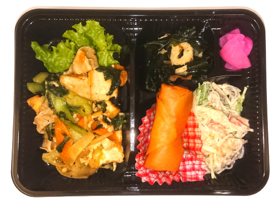 厚揚げチンゲン菜中華風炒め